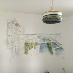 La piccola Ginevra, decorazione a parete