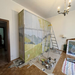 La piccola Ginevra, decorazione a parete