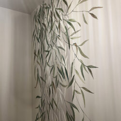 Salice e ombre, decorazione a parete