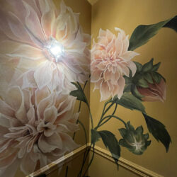 Dalia, decorazione a parete floreale