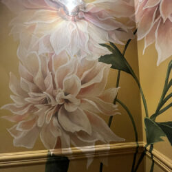 Dalia, decorazione a parete floreale