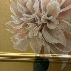 Dalia, decorazione a parete floreale