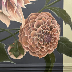 Dalia, decorazione a parete floreale