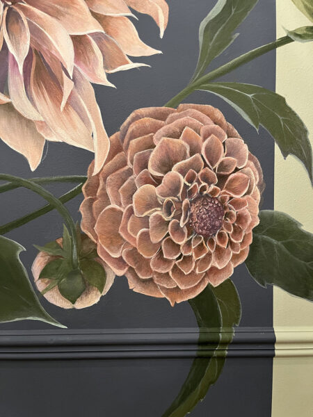 Dalia, decorazione a parete floreale